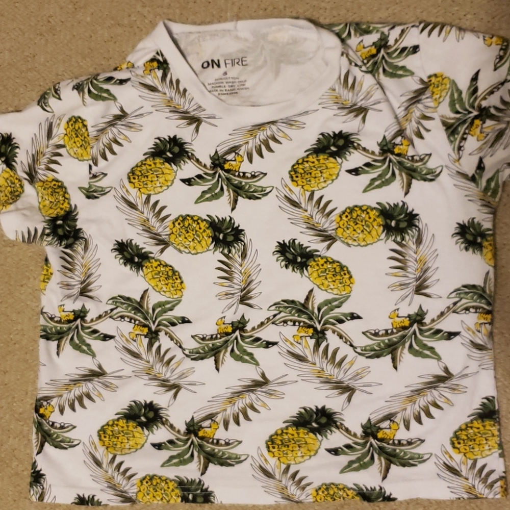 Pineapple Print T Shirt